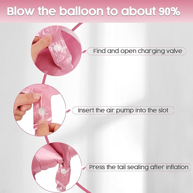 0 Balloon - Pink with Crown Birthday Number Balloons, 40 Inch Large Foil Balloons for Men Women Boys Girls Pink with Crown Themed Birthday Decorations