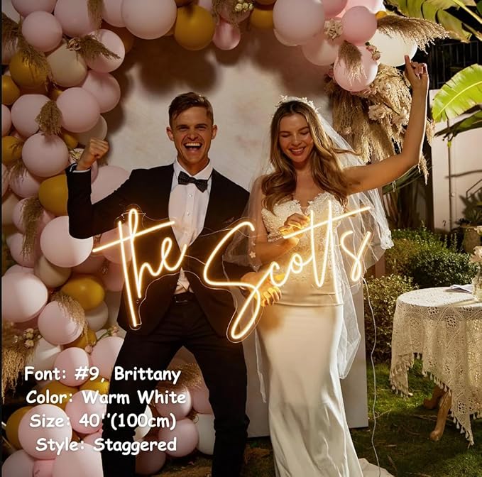 Custom Neon Sign Personalized Neon Signs Customizable RGB LED neon name signs for wall decor Party Wedding Neon Light Birthday