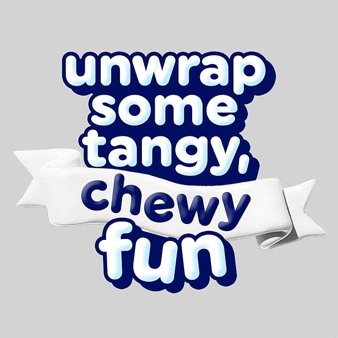 Airheads Full-Size Candy Bars, Taffy Candy Bulk Pack, Individually Wrapped, White Mystery Fruit Flavor Artificially Flavored, 36 Count Box