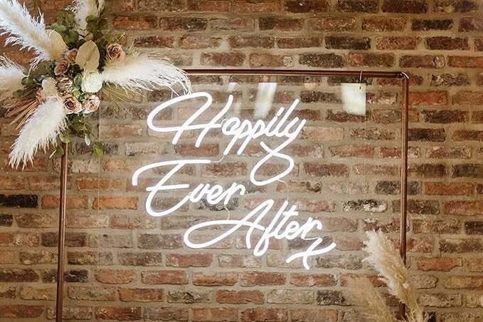 Ulalaza LED Neon Sign Night Light for Wall Party Décor Bedroom Room Bar Wedding Home Birthday Art Decoration Christmas with USB Chain Light modulator 5v (lets party blue)