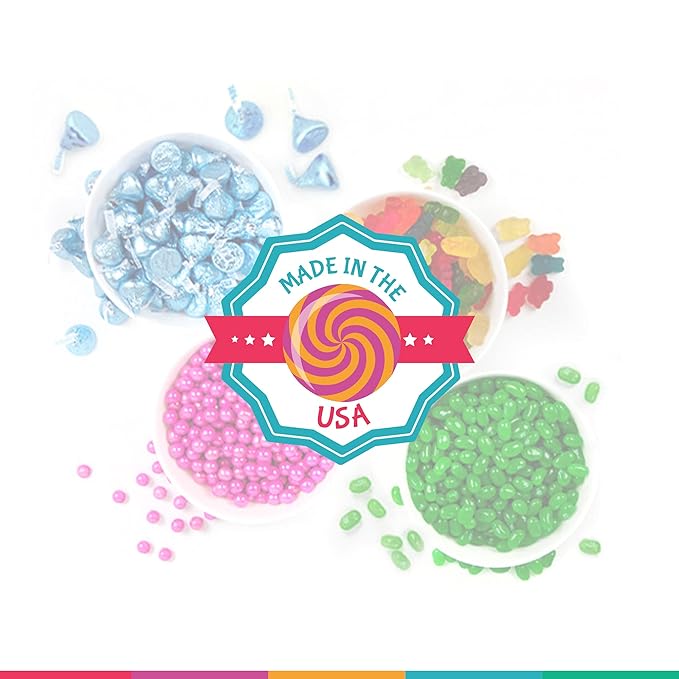 102ct Happy New Year Assorted Wrapped Chocolate Miniatures For Party Favors, Goodie Bags, Dessert Tables, Candy Buffets, Gifts & More (1.88lb Bag) - Polka Dot