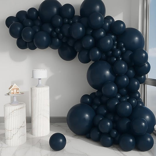 Balloon Garland Arch Kit – 146 Pcs Night Blue Balloons for Baby Shower, Birthday, Gender Reveal, Wedding Party – DIY Kit by Vellax™