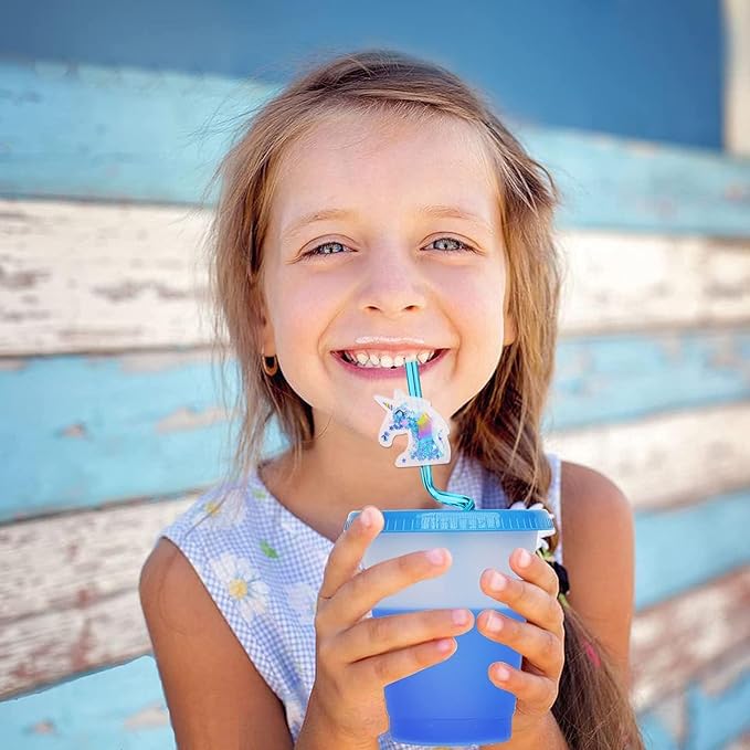 24 Glitter Unicorn Birthday Party Supplies Drinking Straws Unicorn Party Favors