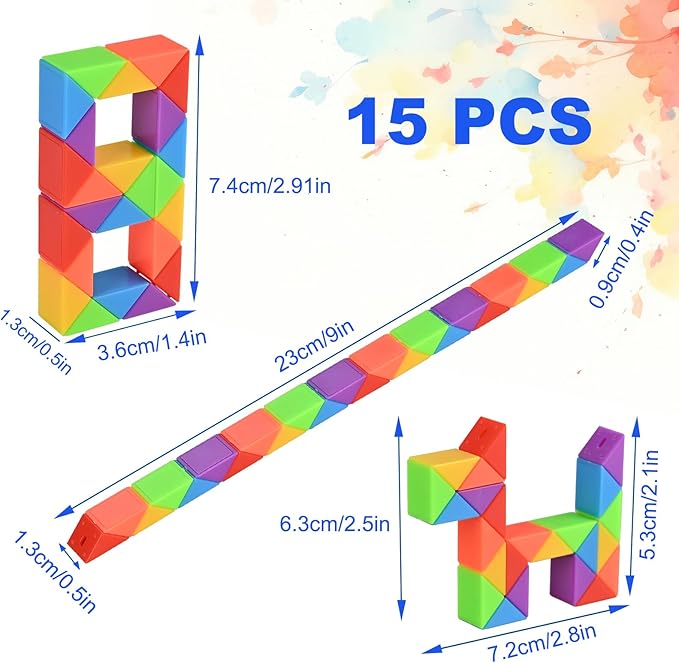 GOLDGE 80 Pack Mini Cube Puzzle Fidget Toys - Bulk Party Favors & Goodie Bag Stuffers for Kids, Travel Toys for Ages 4-8, Treasure Box Toys for Classroom, Birthday & Back to School Gifts (80)