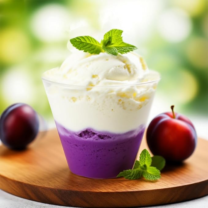 9 oz Clear Plastic Cups, 50 Pack Disposable Plastic Drinking Glasses, Fancy and Reusable, Hard Tumblers Party Cups for Weddings, Thanksgiving, Christmas,Bithday,Halloween etc.