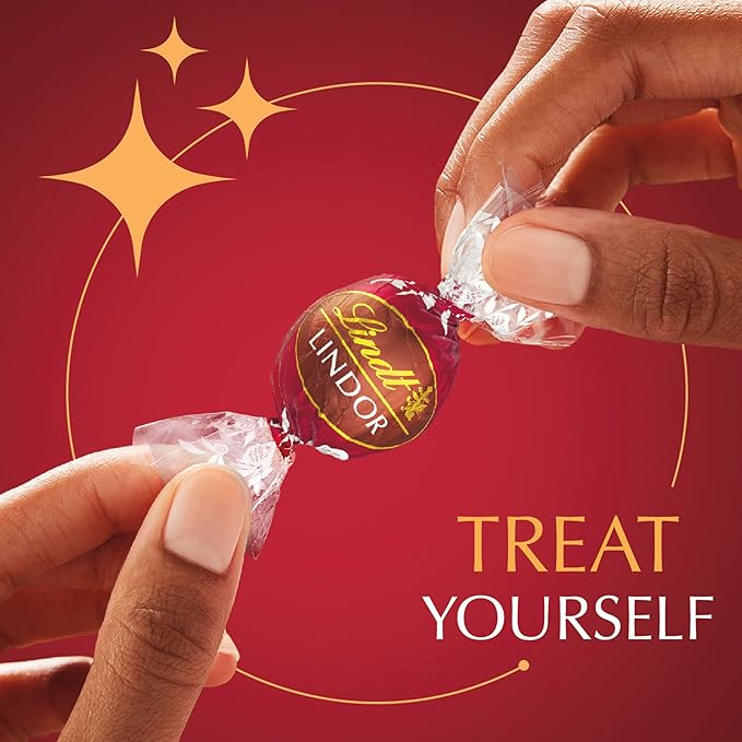 Lindt LINDOR Double Chocolate Milk Chocolate Candy Truffles, Milk Chocolate with Smooth, Melting Truffle Center, Great for Gift Giving, 5.1 oz. Bag (6 Pack)