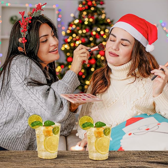 JOLLY CHEF 100 Pack 10 oz Gold Glitter Plastic Party Cups, Disposable Plastic Tumblers, Gold Drinking Glasses with Glitter Suitable for Wedding, Thanksgiving Day, Christmas Halloween