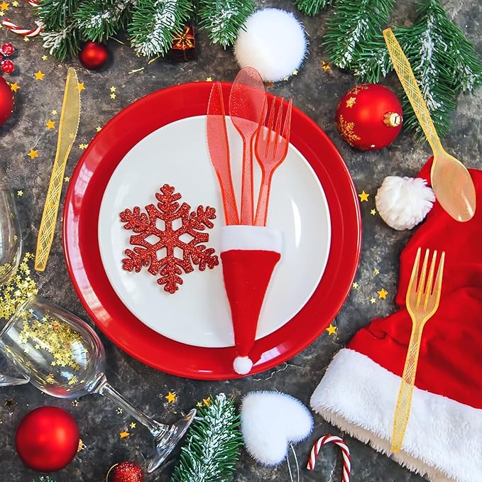 180Pcs Rainbow Red Green Yellow Blue Purple Plastic Silverware Heavy Duty Disposable Flatware Cutlery Set Includes Forks Spoons Knives for Rainbow-Themed Birthday Halloween Pride Party