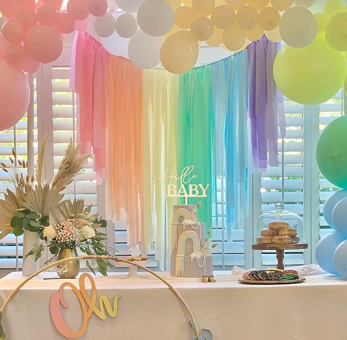 Hello Baby Cake Topper - Wooden Baby Shower Cake Decorations for Boys and Girls, Gender Reveal Cake Topper, for Baby Shower/Gender Reveal Party/Baby Party Photo Booth Props