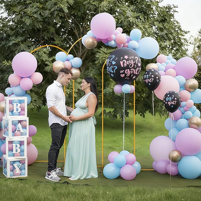 Tamodan 3 Pack Metal Wedding Arch (7.2ft+6.6ft+6ft) - Tool-Free Assembly | Photo Booth Backdrop for Outdoor Weddings, Engagement Shoots, Baby Showers, Balloon Arch (Incl. Ground Stakes)