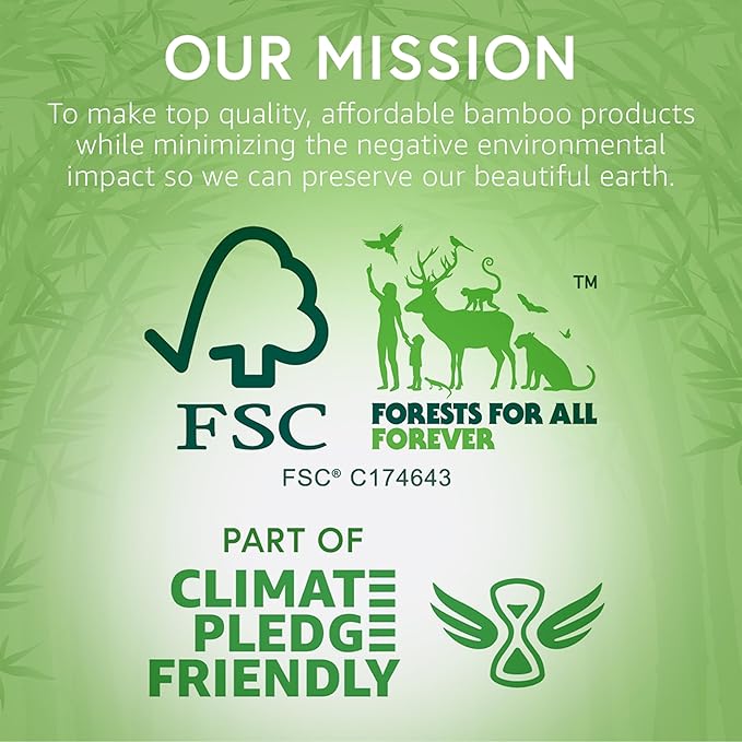 100% Bamboo Forks Set - High End Disposable Cutlery (100 Biodegradable Forks) | Reusable or Disposable Bamboo Utensils | Compostable FSC Certified Flatware for Weddings, Camping, Parties