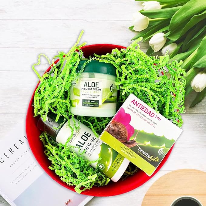 1 LB Fluorescent Green Crinkle Cut Paper Shred Filler Great for Gift Wrapping, Basket Filling, Birthday, Wedding, Halloween, Thanksgiving, Christmas Day, New Year Party Decorations Filling Supplies