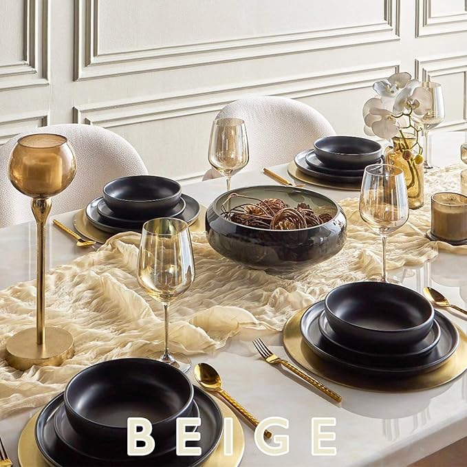 8 Pack Cheesecloth Table Runner Rustic Sheer Boho Gauze 35 x 120 Inch Centerpiece Cheese Cloth for Bridal Baby Shower Summer Spring Decorations Beige