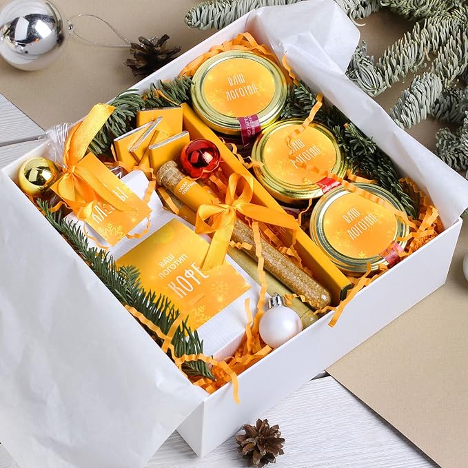 2 LB Golden Crinkle Cut Paper Shred Filler Great for Gift Wrapping, Golden Basket Fillers, Birthday, Gift Wrapping, Anniversary, Halloween Thanksgiving Christmas Party Decor Filling Supplies