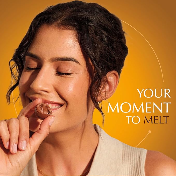 Lindt LINDOR Caramel Milk Chocolate Candy Truffles, Milk Chocolate Candy with Smooth, Melting Truffle Center, 25.4 oz., 60 Count