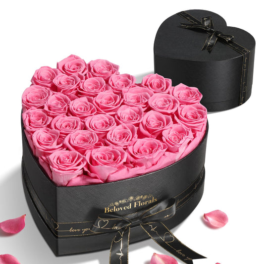 16 Preserved Rose Gift Box – Romantic Flower Gift for Mom, Wife & Her