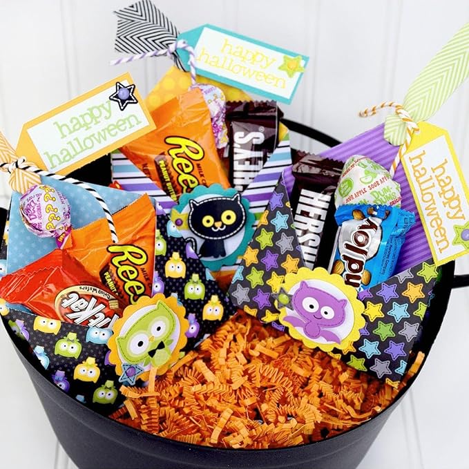 1 LB Fluorescent orange Crinkle Cut Paper Shred Filler Great for Gift Wrapping, Basket Filling, Birthday, Wedding, Halloween, Thanksgiving, Christmas Day, New Year Party Decorations Filling Supplies