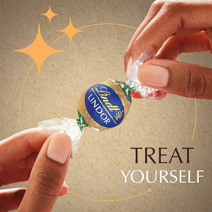 Lindt LINDOR OatMilk Dark Chocolate Candy Truffles, Non-Dairy Chocolate Truffles with Smooth, Melting Truffle Center, 5.1 oz.