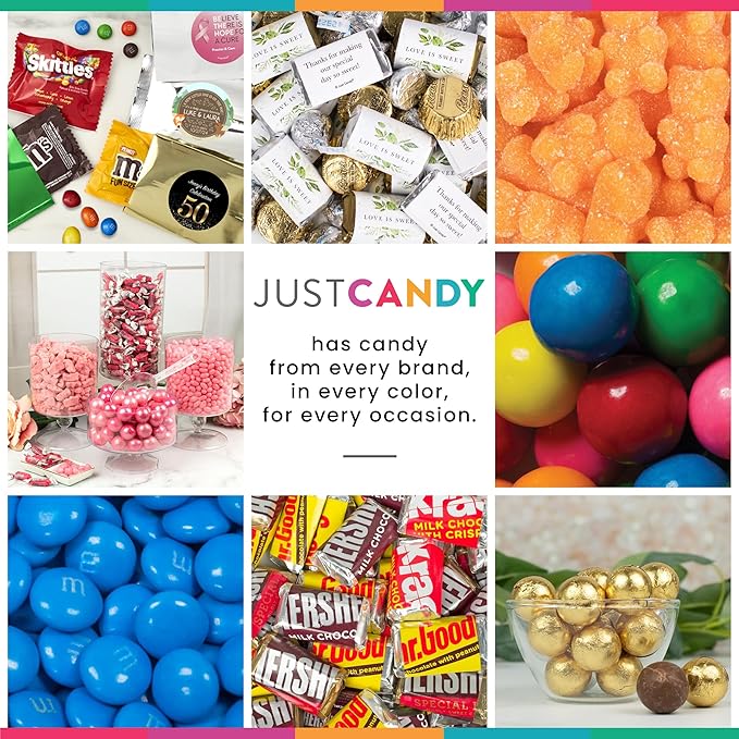 136ct Happy New Year Assorted Wrapped Chocolate Miniatures For Party Favors, Goodie Bags, Dessert Tables, Candy Buffets, Gifts & More (2.5lb Bag) - Polka Dot