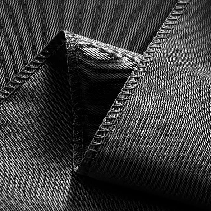 2-Pack Round 108-inch Grey Table Cloths, Solid Stain and Wrinkle Resistant Circular Tablecloth, Premium Plain Weave Polyester Fabric Table Linen Covers for Hotel, Banquet