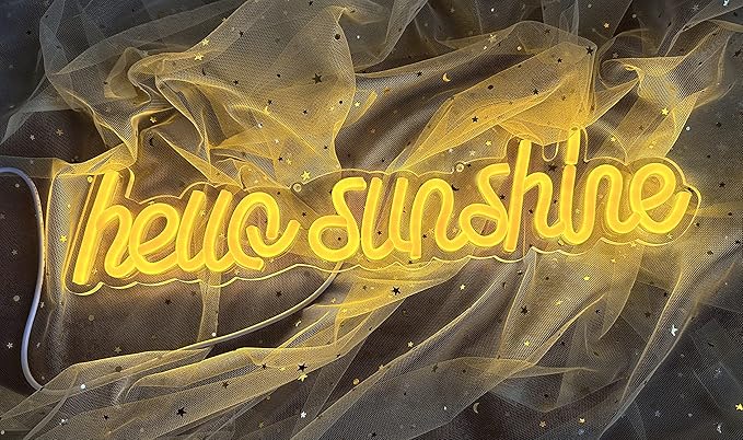 LED Neon Sign Night Light for Wall Party Décor Bedroom Room Bar Wedding Home Birthday Art Decoration Christmas with USB Chain Light modulator 5v (lets party blue)