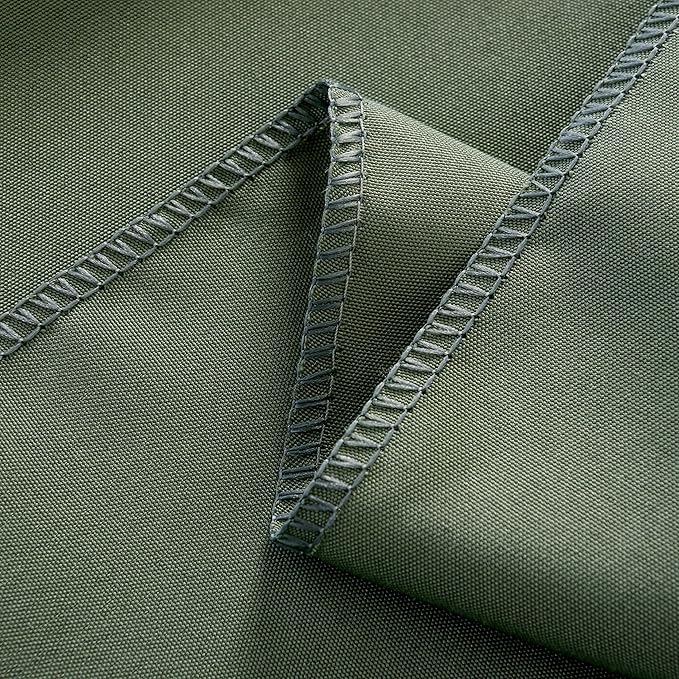 2-Pack 60x144 inch Sage Green Table Cloths, Solid Stain and Wrinkle Resistant Oblong Tablecloth, Premium Plain Weave Polyester Fabric Rectangle Table Linen Covers for Hotel, Banquet